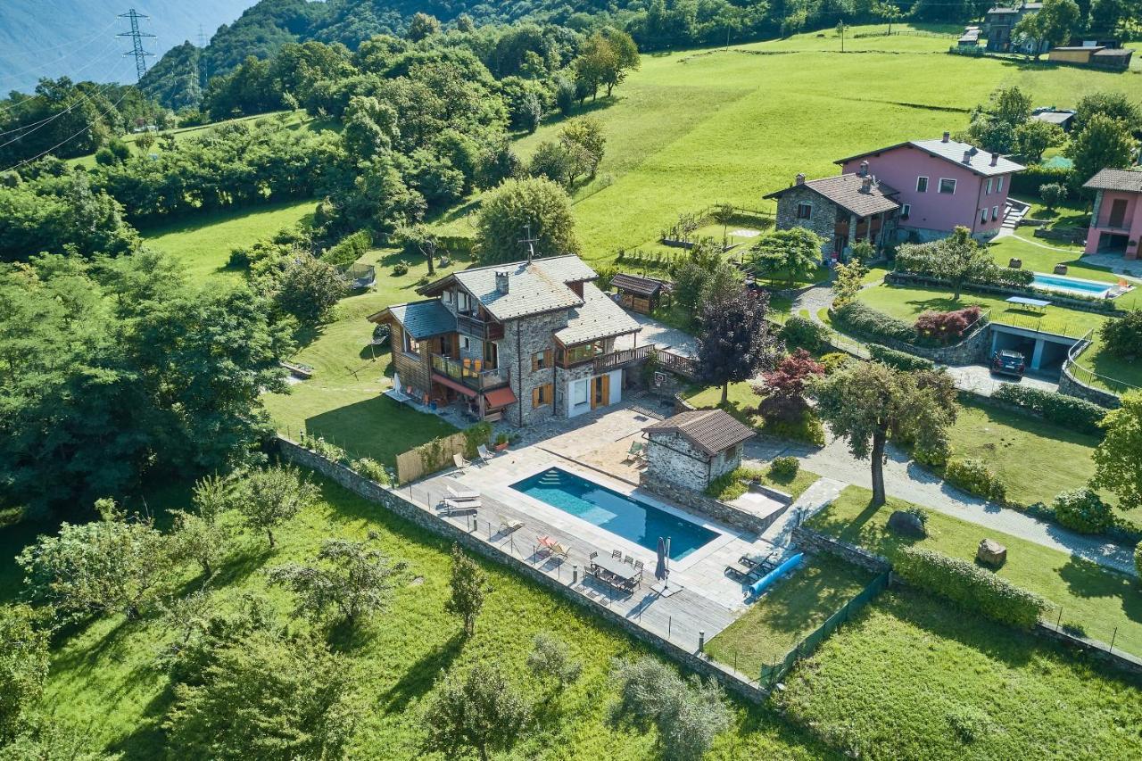Chalet Con Piscina E Vista Panoramica 콜리코 외부 사진