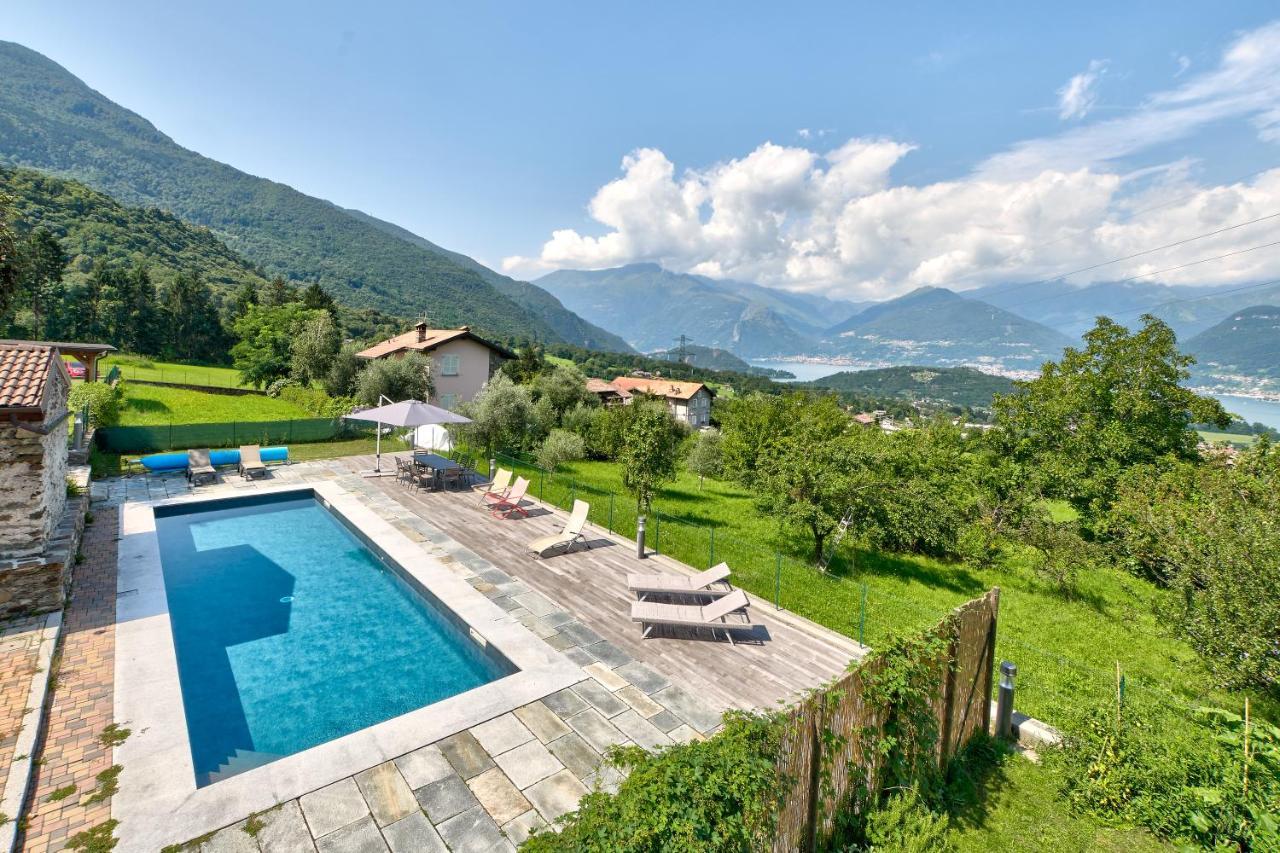 Chalet Con Piscina E Vista Panoramica 콜리코 외부 사진
